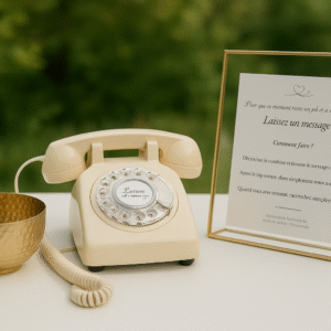 Location livre d’or audio – Modèle Beige