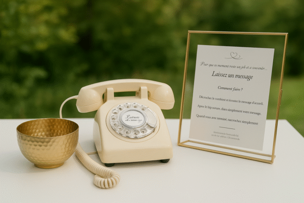Location livre d’or audio – Modèle Beige