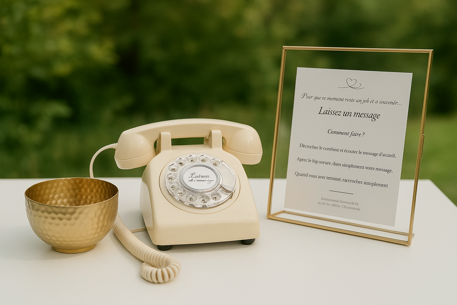 Livre d’or beige